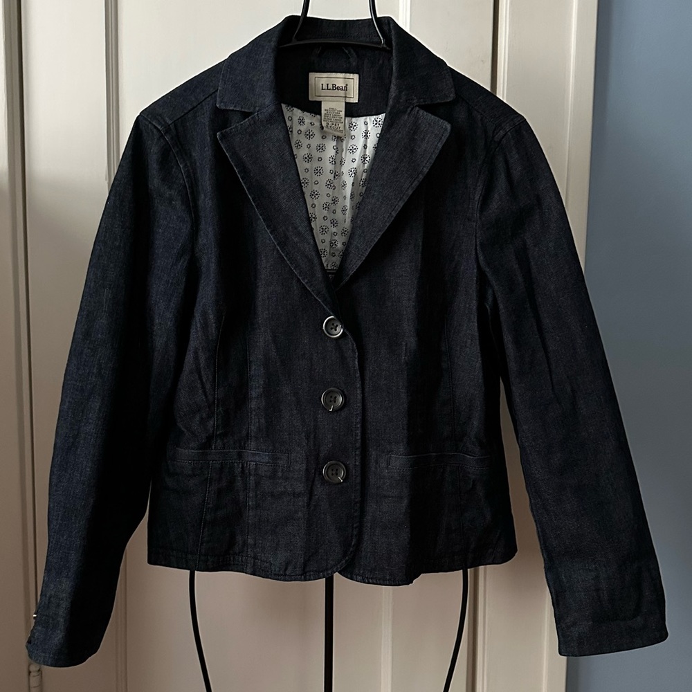 LL Bean Denim Blazer